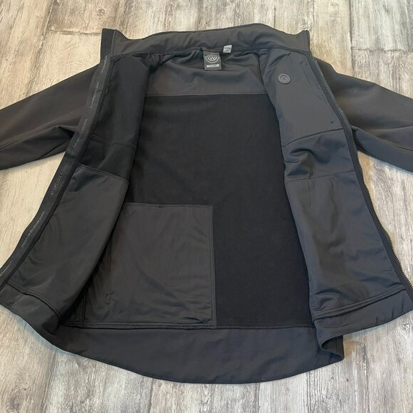 Moosejaw Men's Softshell Jacket with Stowaway Hood, Black, Medium - Picture 8 of 15